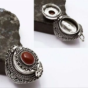 #195 Carnelian Handcrafted Poison ☠️ Ring 💍 Size 8.25 NWOT
